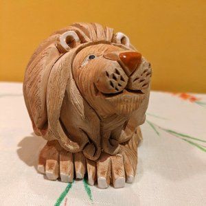 Vintage Artesania Rinconada Pottery Lion Pottery - Signed Earthenware - Uruguay